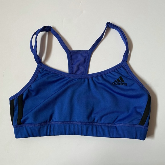 Blue Adidas Sports Bra - Picture 2 of 4